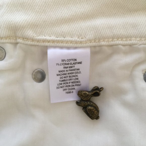 JCP The Slim Men's Jean Ecru 30 x 34 NWT - Picture 5 of 7